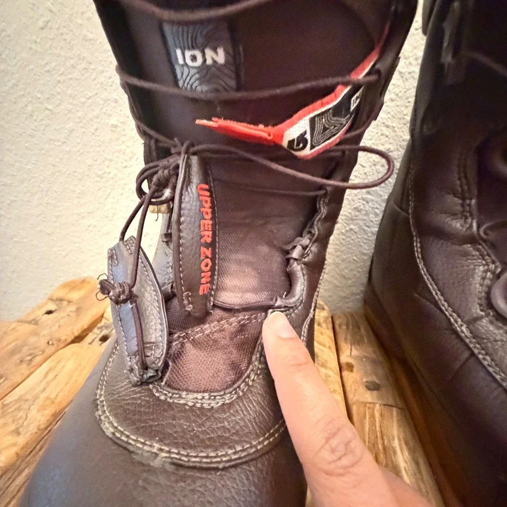 Burton ION Snowboard Boots Mens 10.5 SuperEZ Speed Lace Brown Winter
